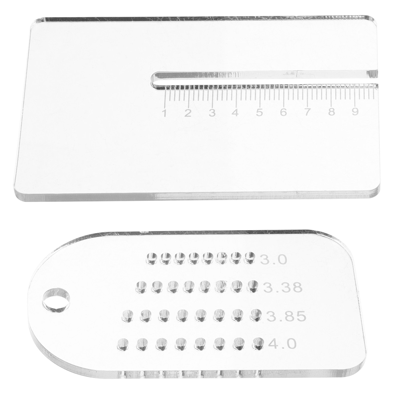 Leatherworking Guide - 2Pcs Punch Guide Multifunctional Ruler Precise