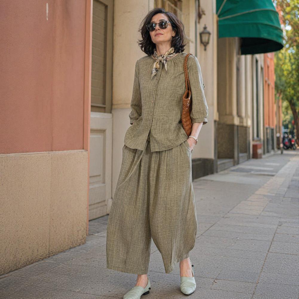 Leather Work Pants - 2026 Plus Size Casual Suit Women