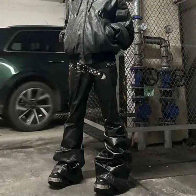 HKSH Men's High Street Denim P - Leather Work Jeans 评论和价格