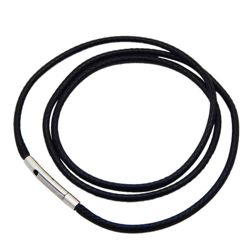 2mm 3mm Black Leather Waxed Co - Leatherwork Thread 评论和价格