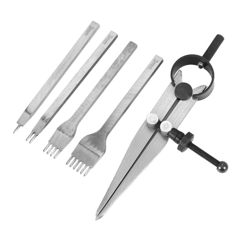[NEW!A93G】 Leather Chisel Set, - Wing Divider Stitch 评论和价格