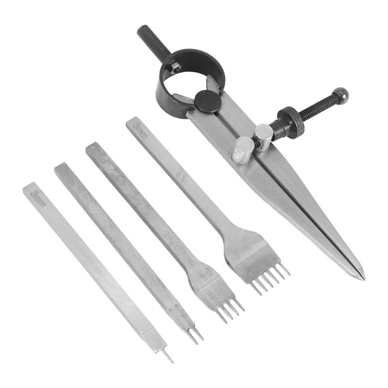 [NEW!A93G】 Leather Chisel Set, - Wing Divider Stitch 评论和价格