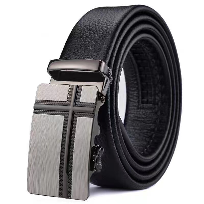 Fashion Business Men's Belt Ge - Leather Work Jeans 评论和价格