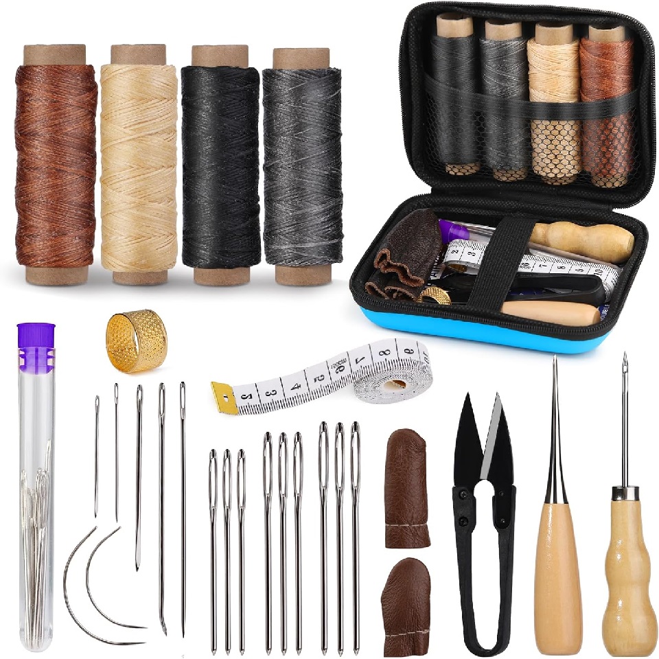 BUDDUR Leather Sewing Tools Ki - Leatherwork Thread 评论和价格