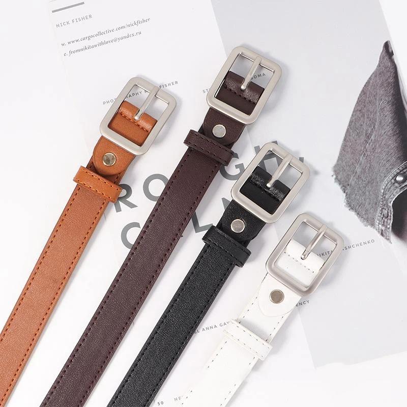 【IIOO】1pc Women's Belt Trendy  - Leather Work Jeans 评论和价格