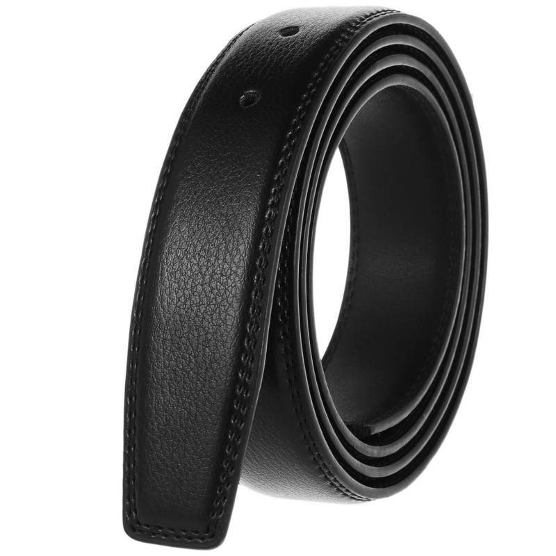 Luxury Men Belts Solid Genuine - Leather Work Jeans 评论和价格