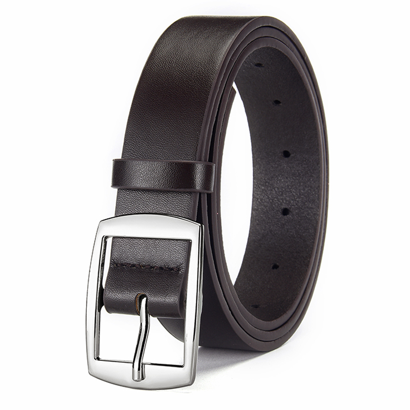 New Luxury Belt for Men PU Lea - Leather Work Jeans 评论和价格