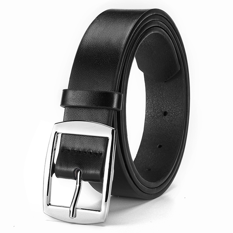 New Luxury Belt for Men PU Lea - Leather Work Jeans 评论和价格