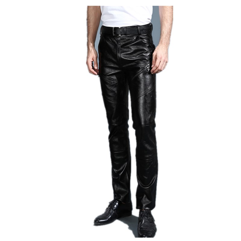 Youth Men's Genuine Leather Pa - Leather Work Pants 评论和价格