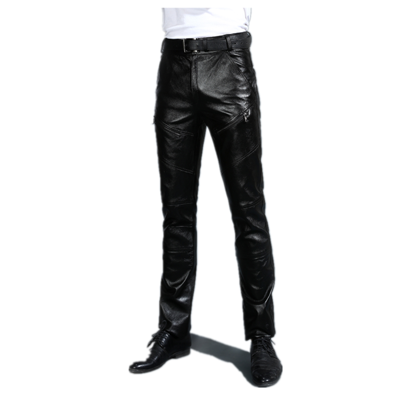 Youth Men's Genuine Leather Pa - Leather Work Pants 评论和价格