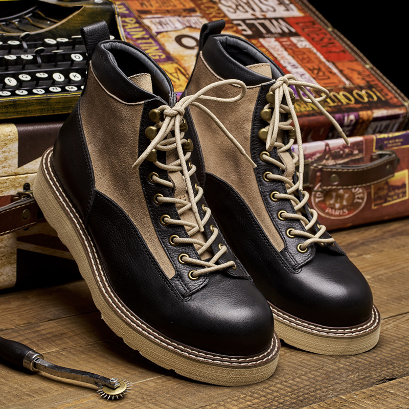 Men's Short Toe Work Boots, Am - Leather Work Boots 评论和价格
