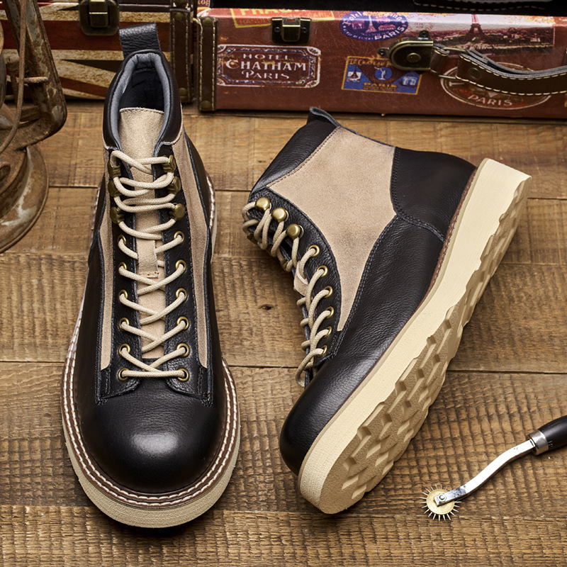 Men's Short Toe Work Boots, Am - Leather Work Boots 评论和价格