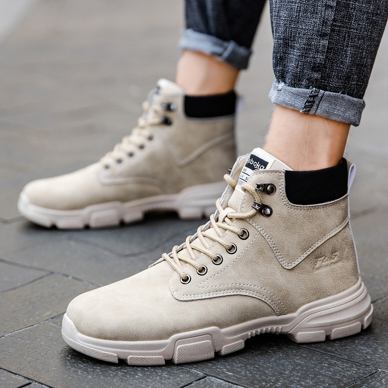 New Fashion Breathable Men's L - Leather Work Boots 评论和价格