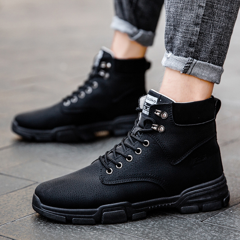 New Fashion Breathable Men's L - Leather Work Boots 评论和价格