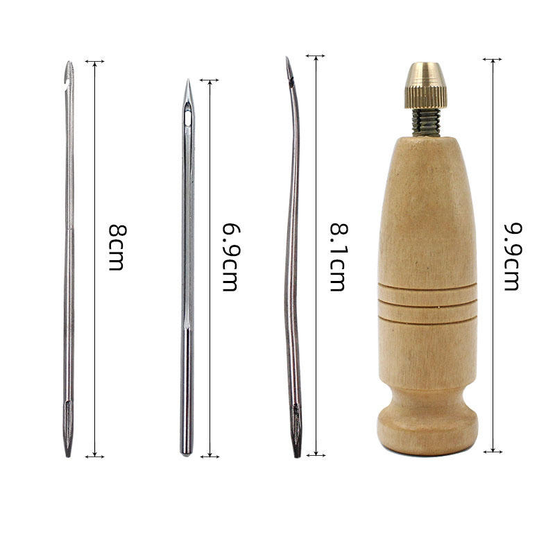 1Set DIY Leather Sewing Awl Ne - Leatherwork Thread 评论和价格