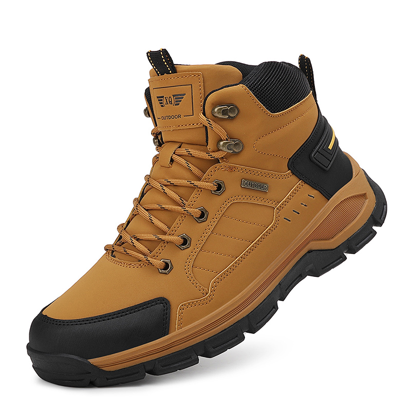 New Autumn Men's Boots Fashion - Leather Work Boots 评论和价格