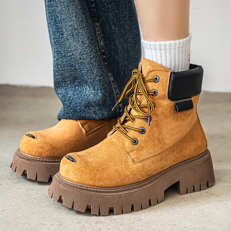 Classic High Top Boots Outdoor - Leather Work Boots 评论和价格