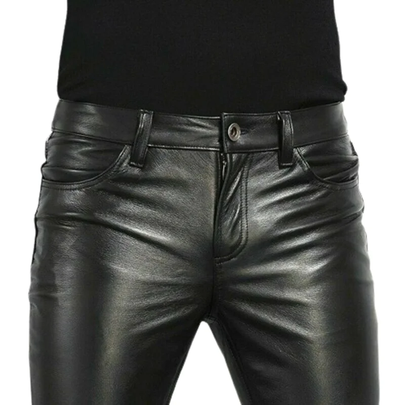 Choice PU Leather Pants Men's  - Leather Work Pants 评论和价格