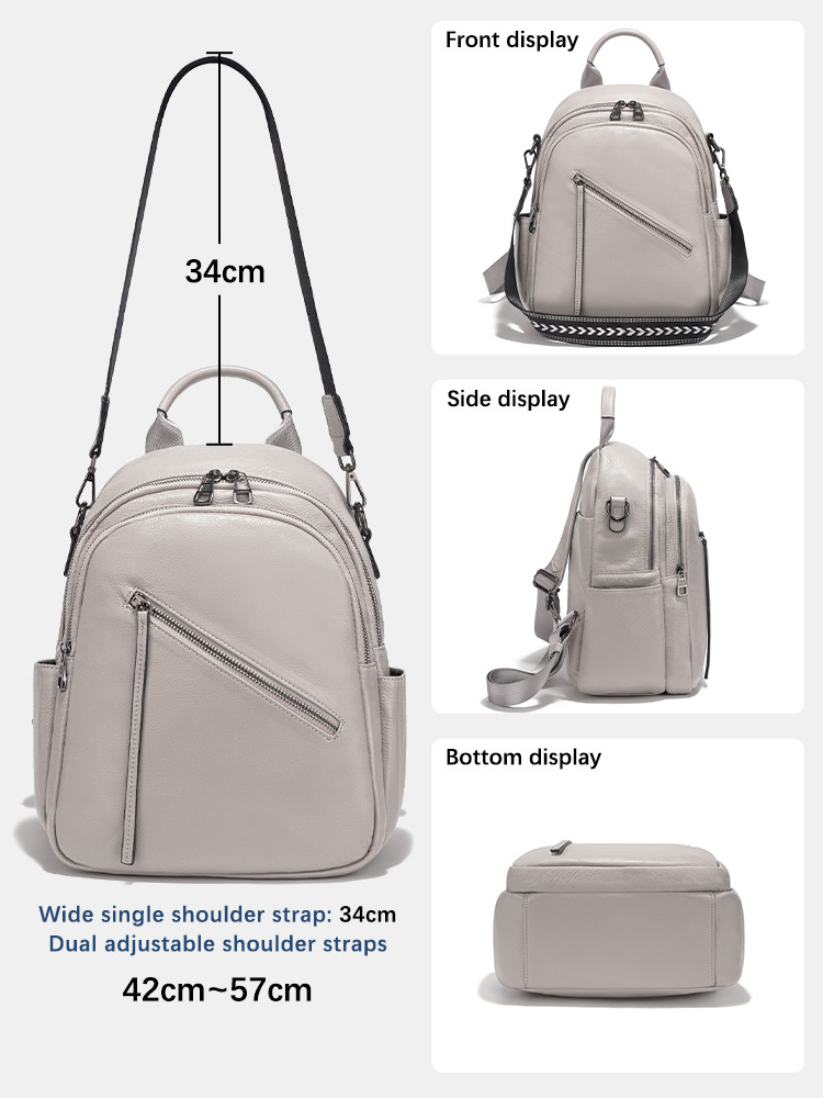 Zency Women's Genuine Leather  - Leather Work Womens Backpack 评论和价格
