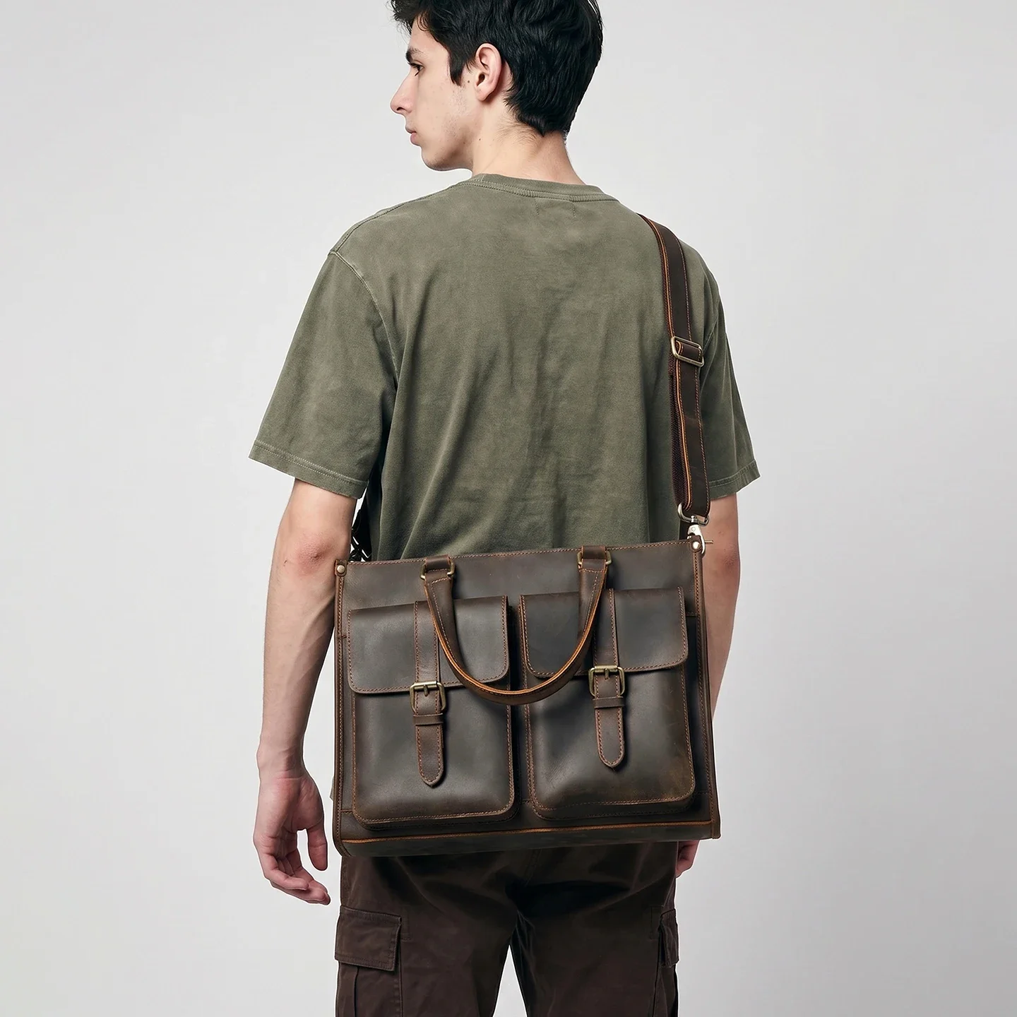 Vintage Genuine Leather Men Cr - Leatherwork Thread 评论和价格