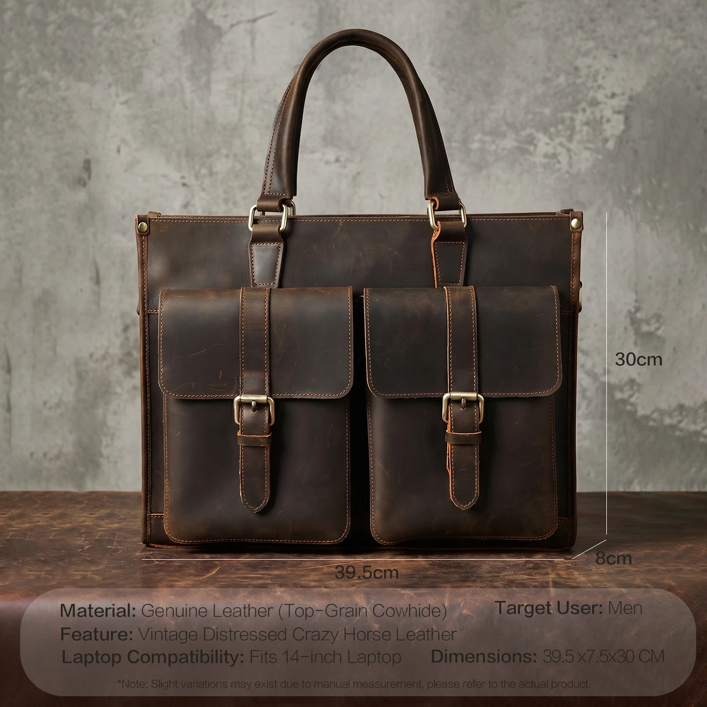 Vintage Genuine Leather Men Cr - Leatherwork Thread 评论和价格
