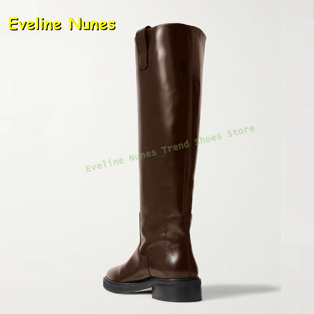 Black Leather Knee High Riding - Leather Work Boots 评论和价格
