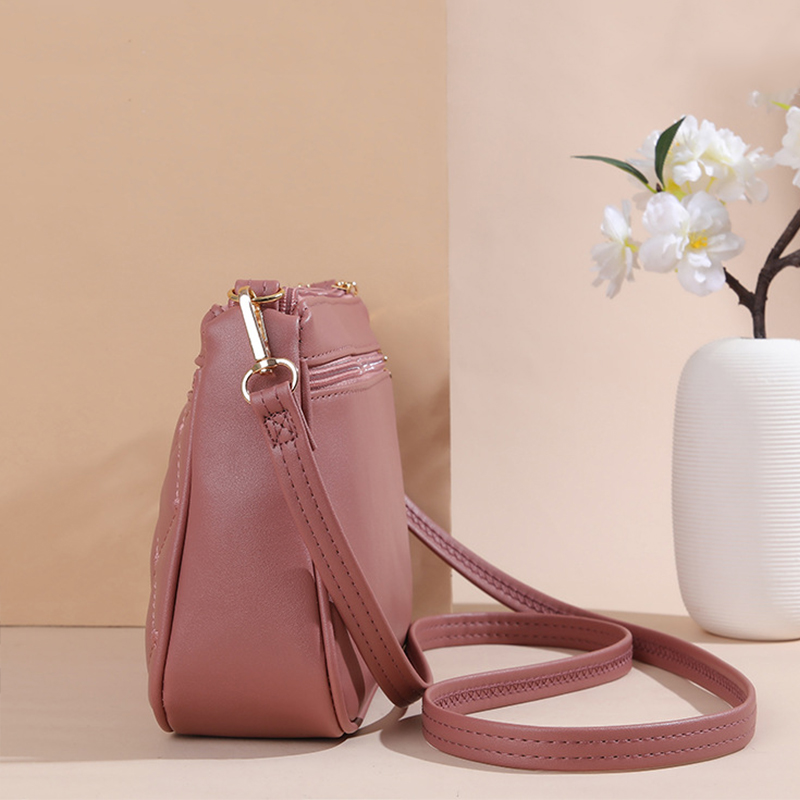 PU Leather Crossbody Bags Zipp - Leatherwork Thread 评论和价格