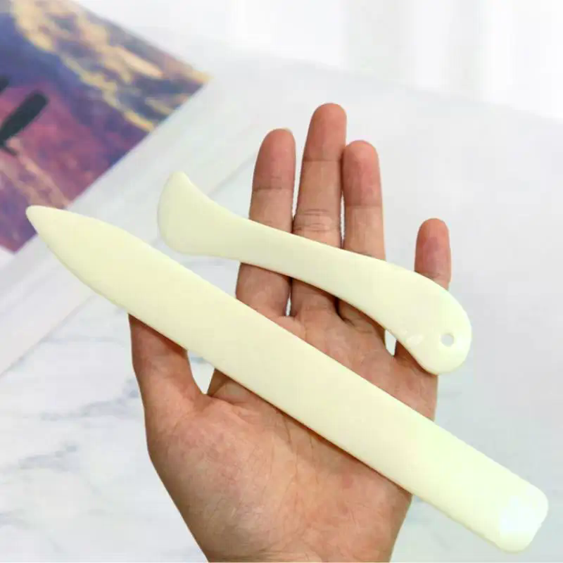 2Pcs Wear Resistant Leather Wo - Bone Folder Tool 评论和价格