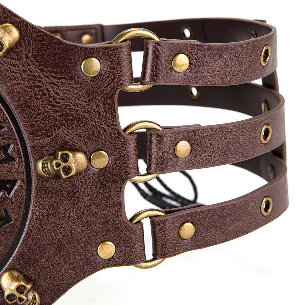 Medieval wide corset belt, Vik - Leather Work Pants 评论和价格