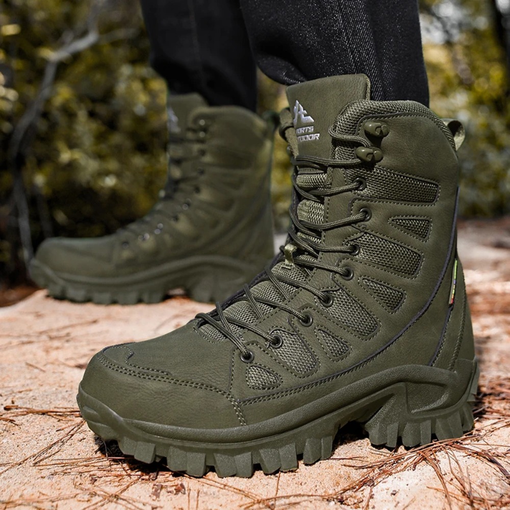 Winter Quality Leather Men's W - Leather Work Boots 评论和价格