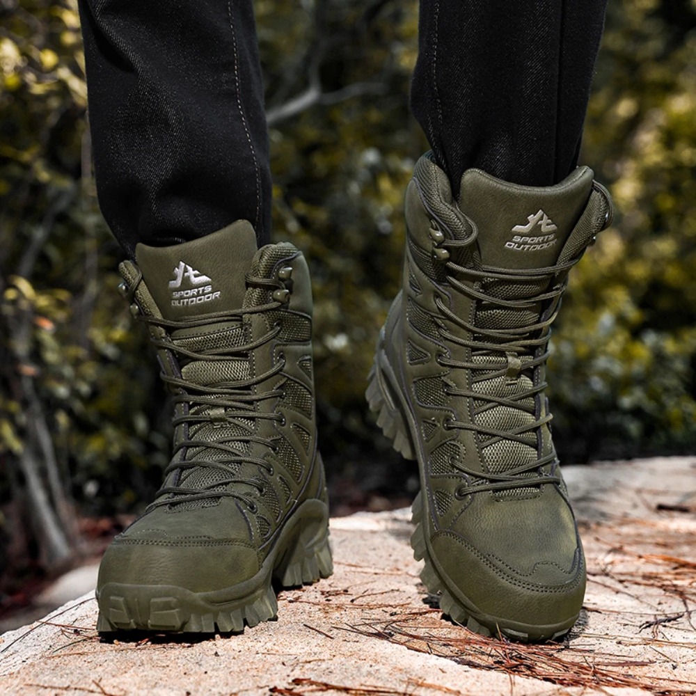 Winter Quality Leather Men's W - Leather Work Boots 评论和价格