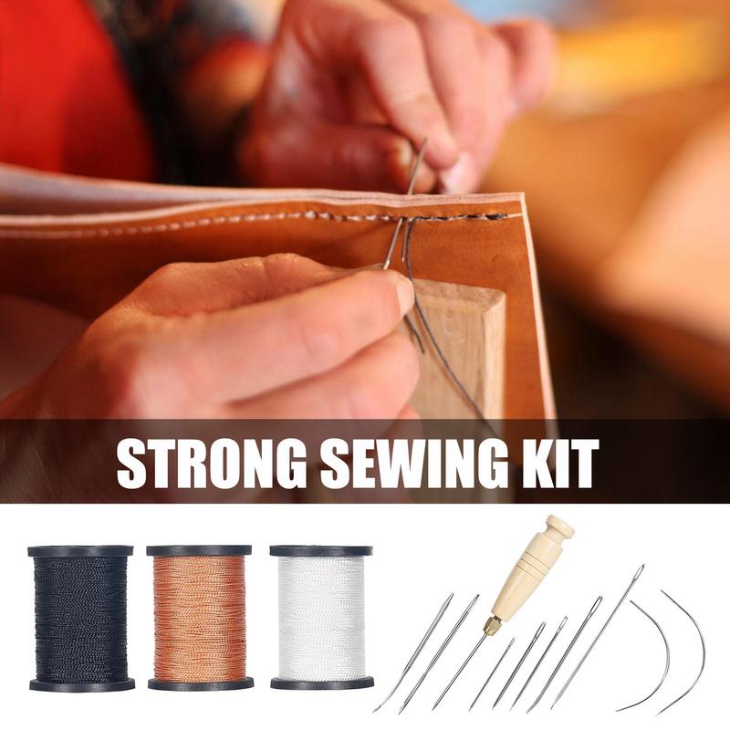 Leather Stitching Kit Heavy Du - Leatherwork Thread 评论和价格