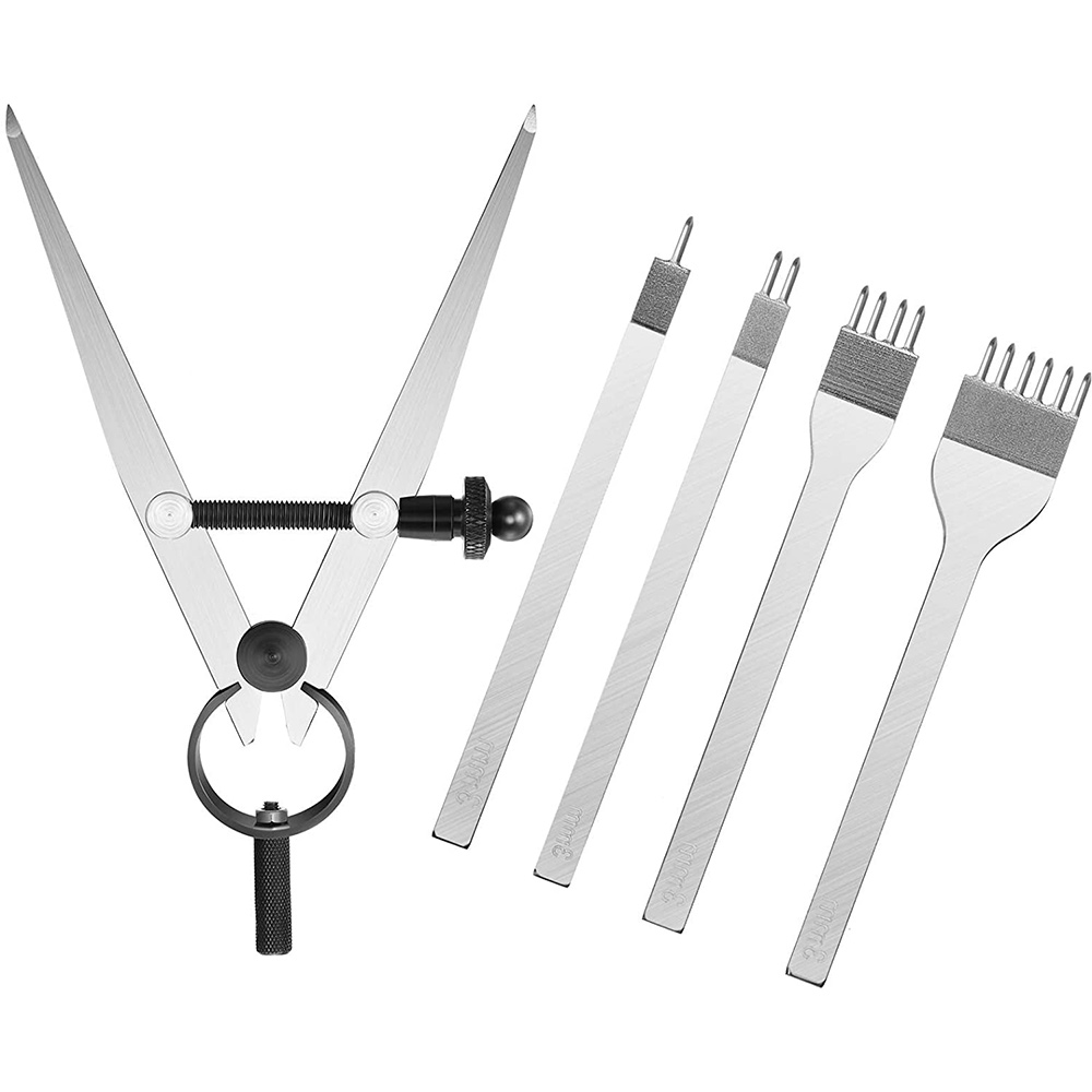 Leather Chisel Set, Prong Diam - Wing Divider Stitch 评论和价格
