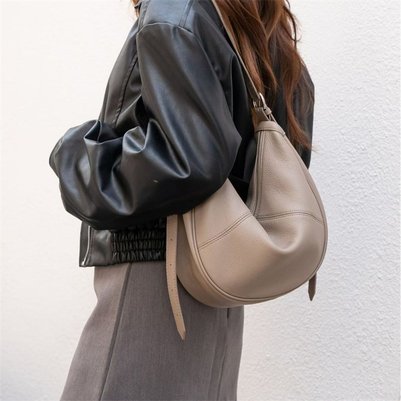 BURMINSA Soft Genuine Leather  - Leather Work Handbags For Women 评论和价格