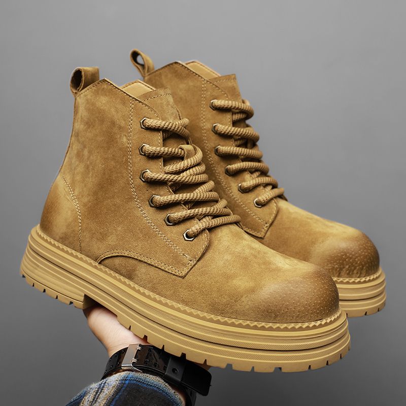 High Quality Men Ankle Boots F - Leather Work Boots 评论和价格