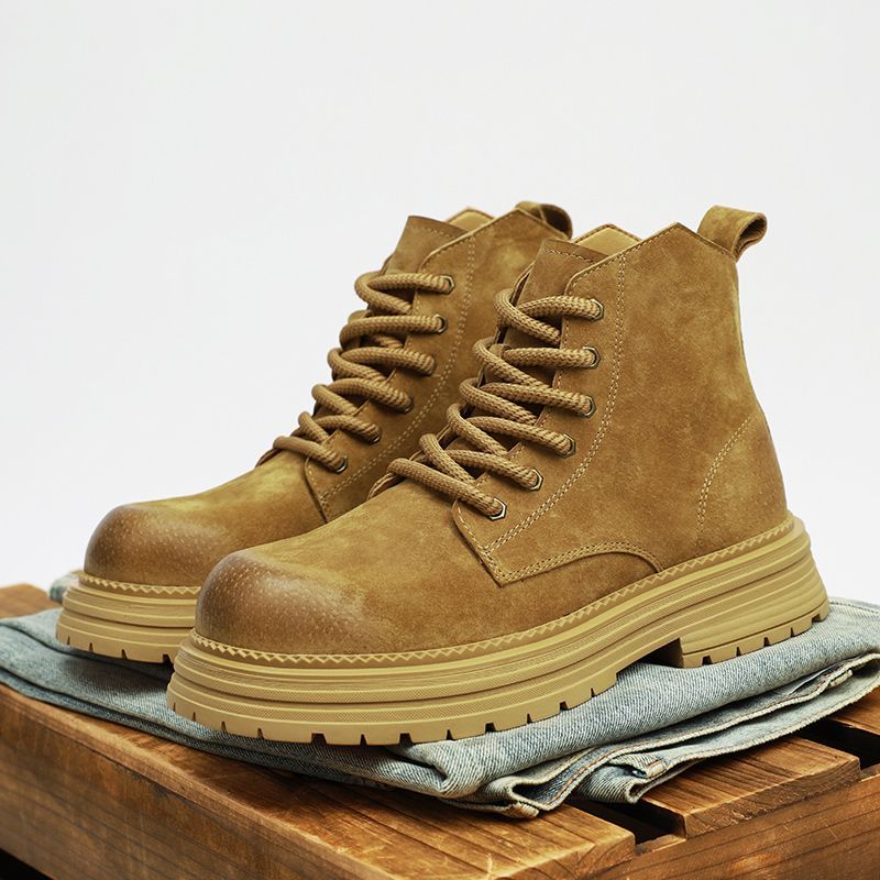 High Quality Men Ankle Boots F - Leather Work Boots 评论和价格
