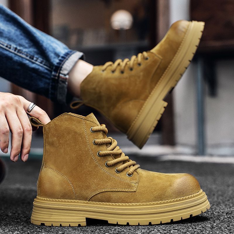 High Quality Men Ankle Boots F - Leather Work Boots 评论和价格