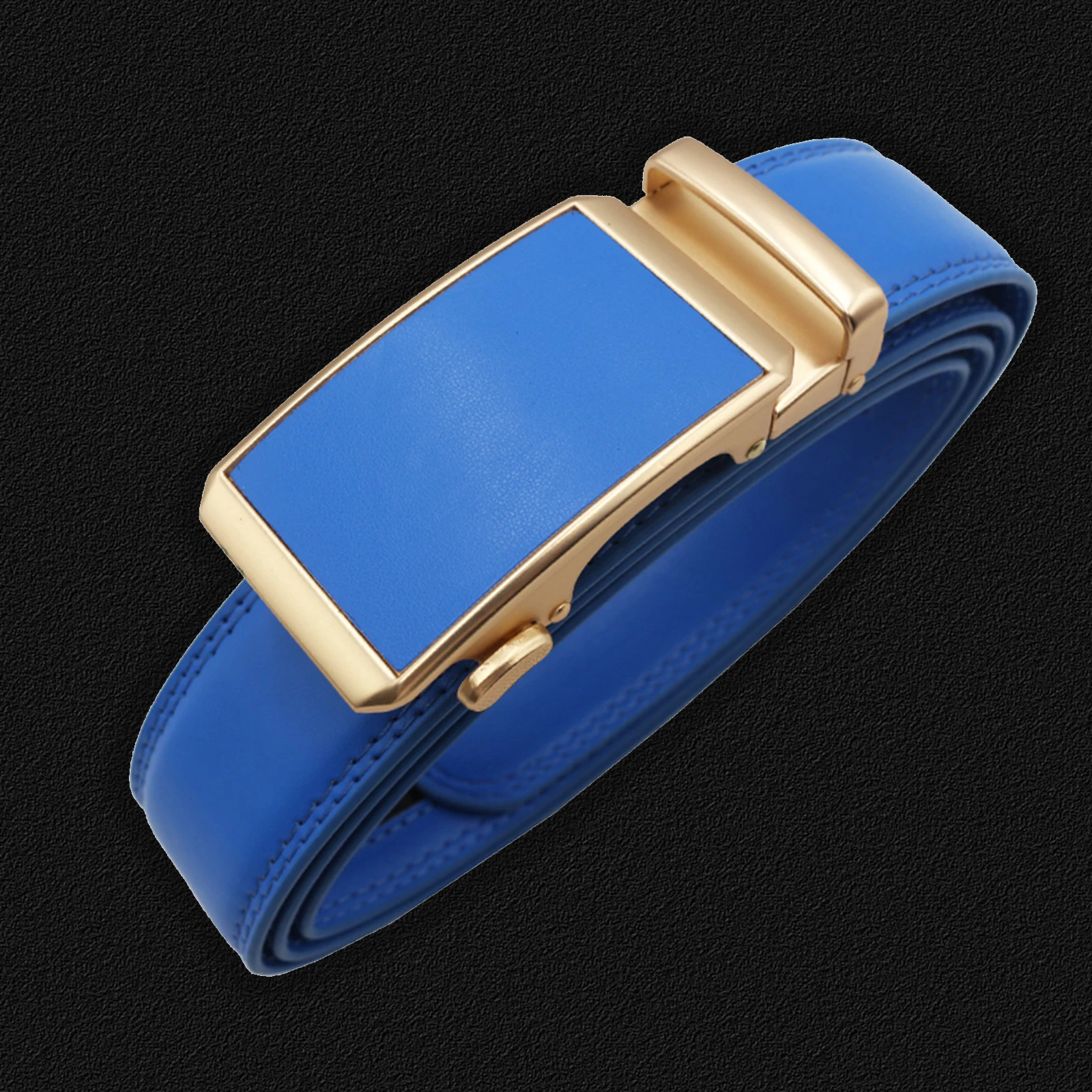 Men Genuine Leather Belt Busin - Leather Work Jeans 评论和价格