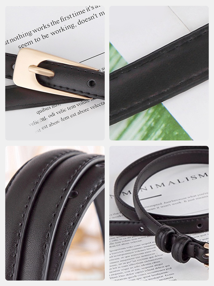 Women's Two Layer Leather Belt - Leather Work Jeans 评论和价格