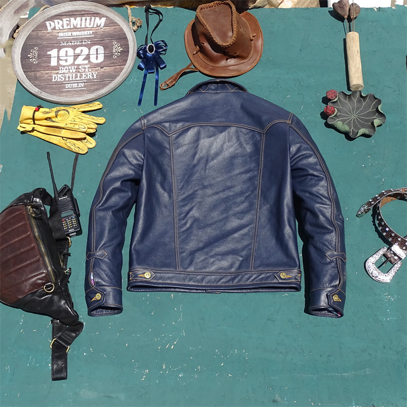  Knight Genuine Leather Jacket - Leather Work Jeans 评论和价格