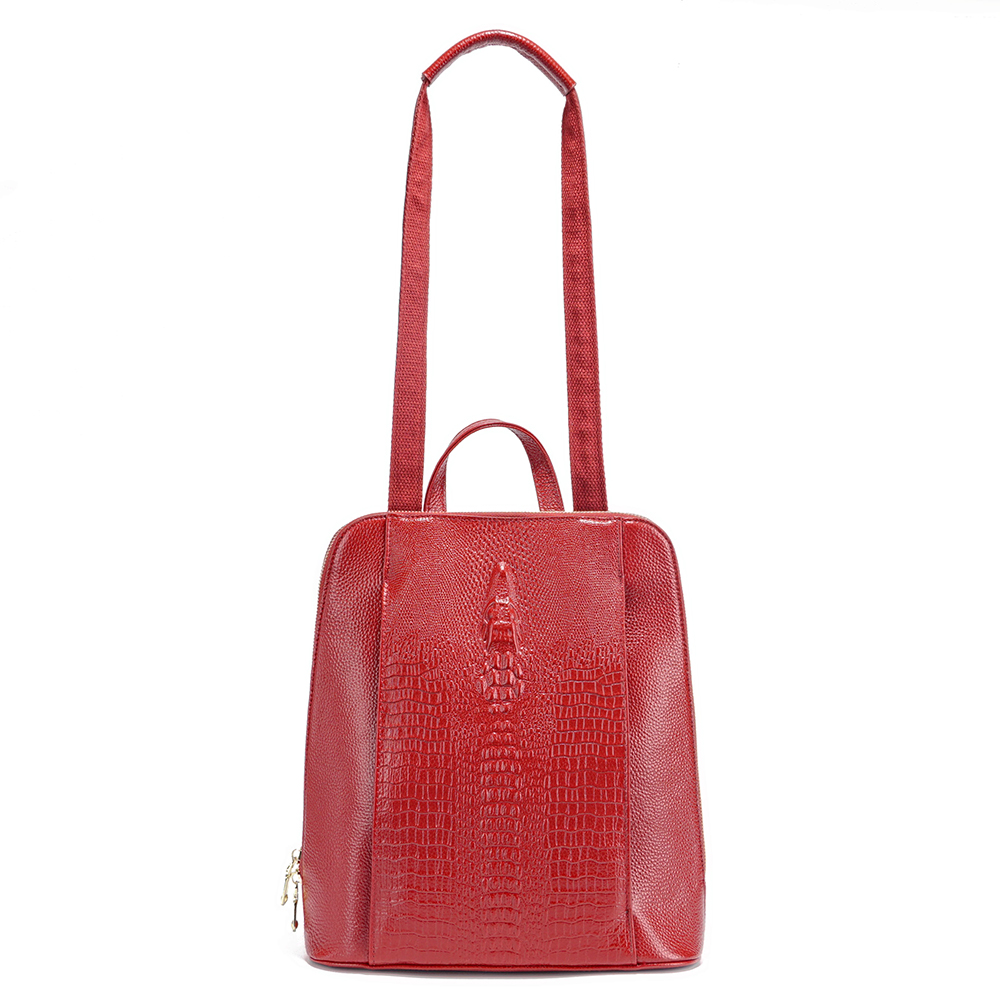 Zency 100% Genuine Leather Bac - Leather Work Womens Backpack 评论和价格