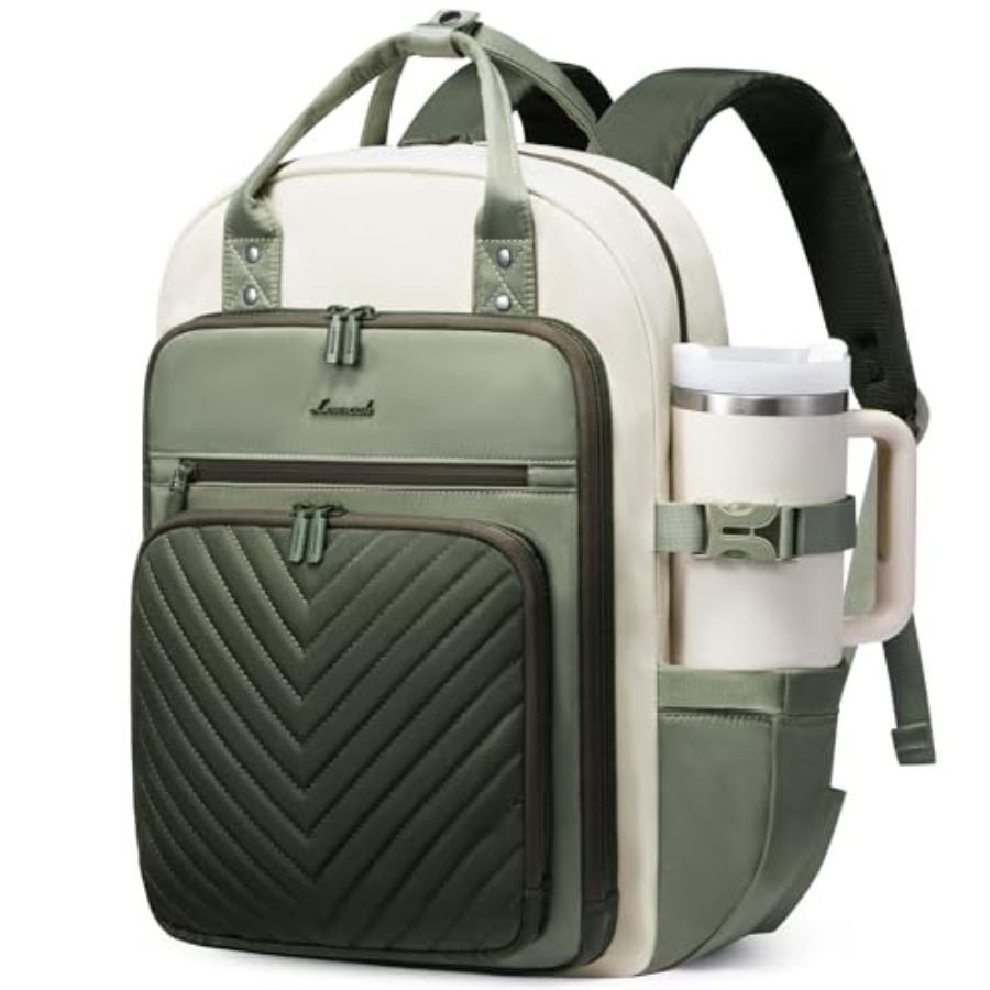 Laptop Backpack for Women, Wat - Leather Work Leather 评论和价格