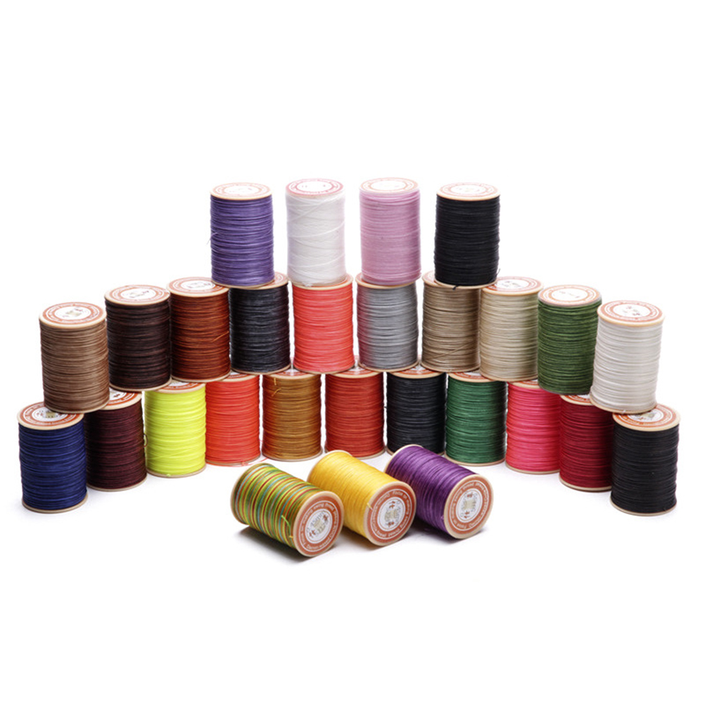 1PC 0.45mm Round Waxed Thread  - Leatherwork Thread 评论和价格